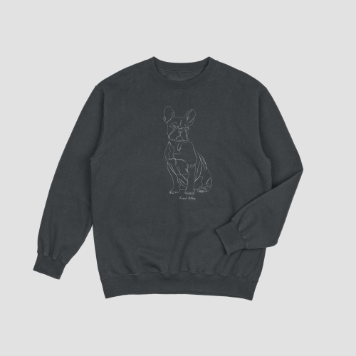Buldog Francuski Outline Bluza unisex
