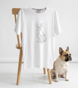 Buldog Francuski Outline T-shirt