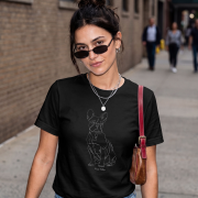 Buldog Francuski Outline T-shirt