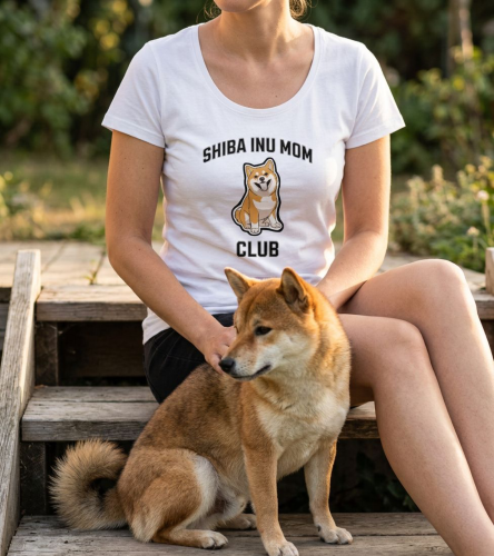 Shiba Inu Mom Club T-shirt