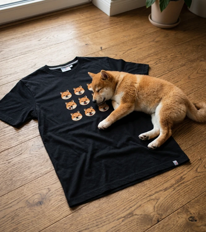 Shiba Inu Emoji T-shirt