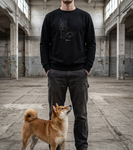 Shiba Inu Outline Bluza unisex