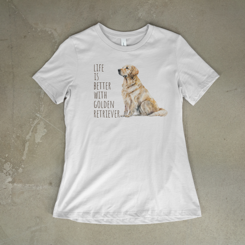 Life Is Better With Golden Retriever T-shirt