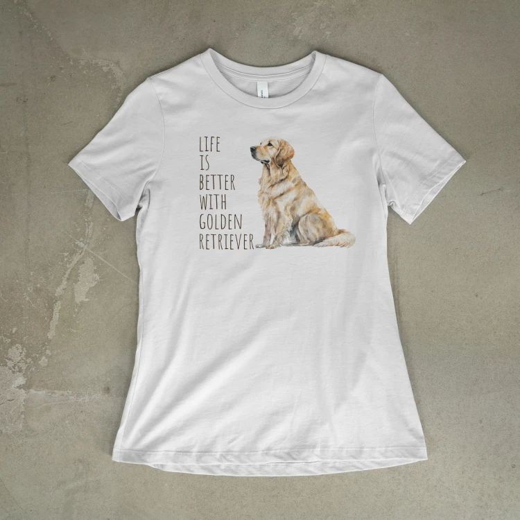 Life Is Better With Golden Retriever T-shirt