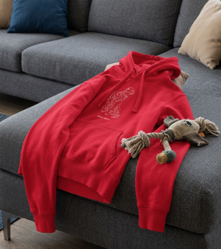 Golden Retriever Outline Bluza z kapturem