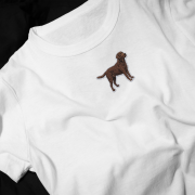 Labrador Naszywka T-shirt oversize