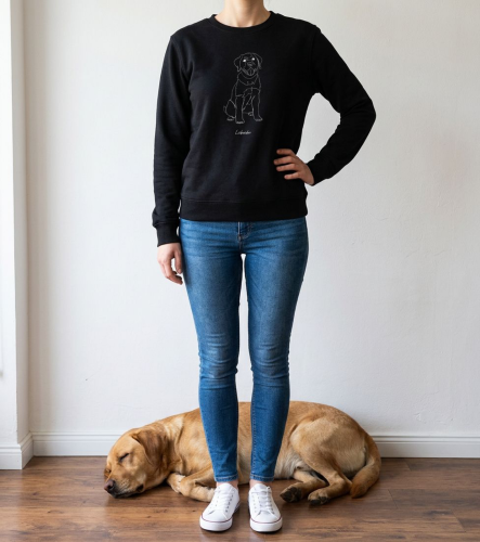 Labrador Outline Bluza unisex
