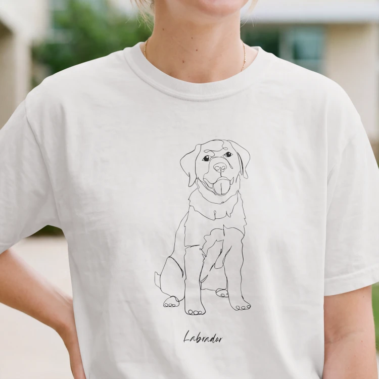 Labrador Outline T-shirt