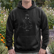 Shih Tzu Outline Bluza z kapturem