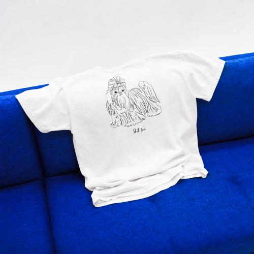 Shih Tzu Outline 2 T-shirt