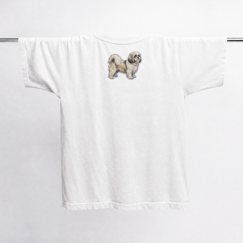 Shih Tzu Naszywka T-shirt oversize