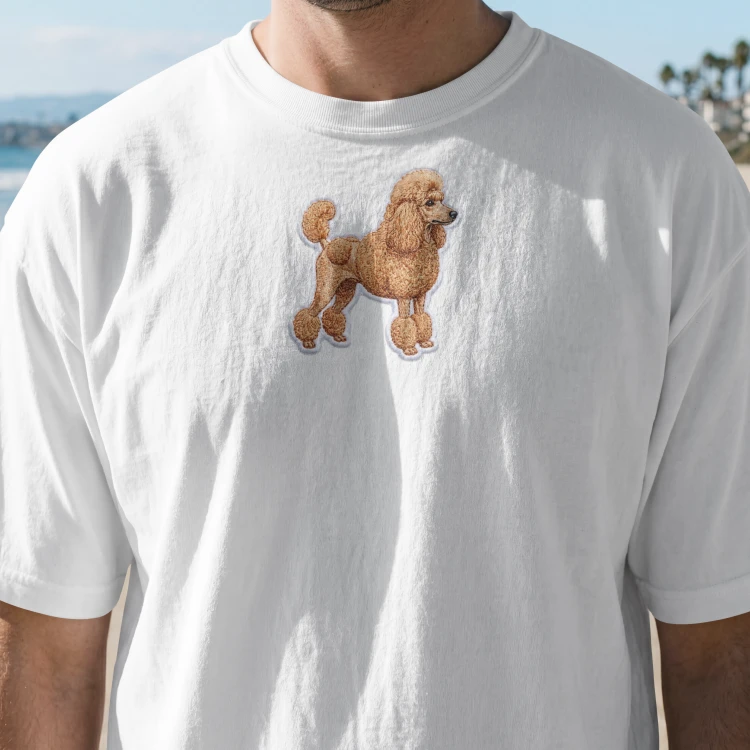 Pudel Naszywka T-shirt oversize