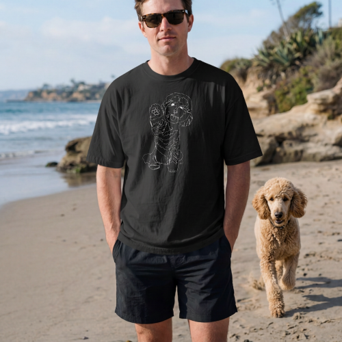 Pudel Outline 2 T-shirt