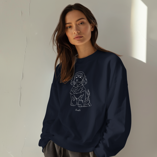 Pudel Outline Bluza unisex
