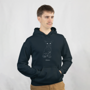 Chihuahua Outline Bluza z kapturem
