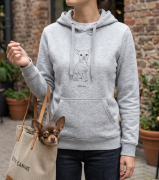 Chihuahua Outline Bluza z kapturem