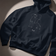 Beagle Outline Bluza z kapturem