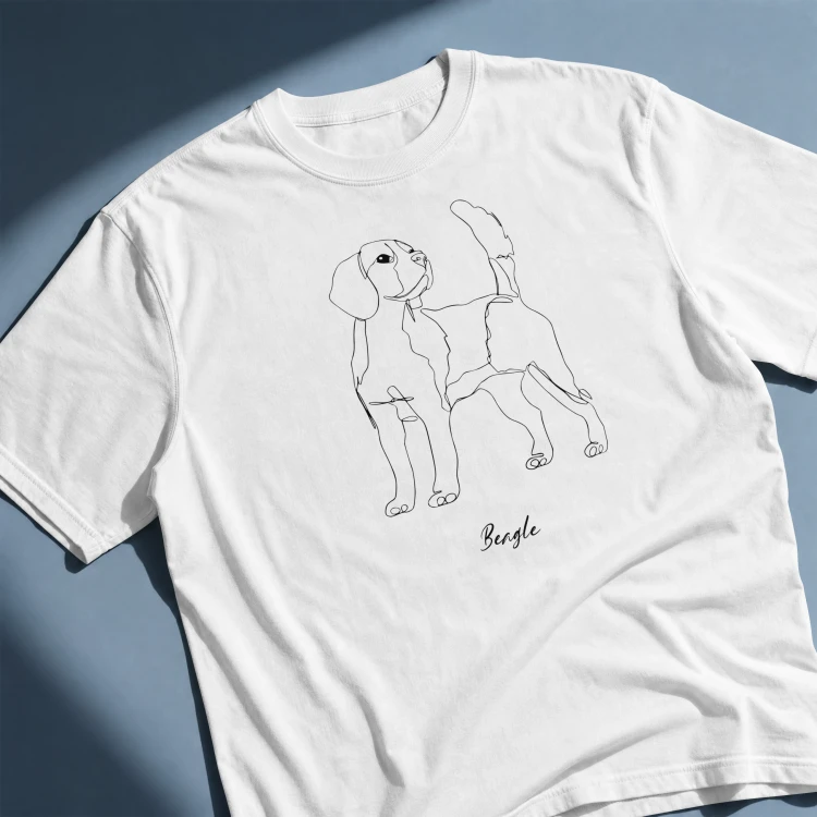 Beagle Outline T-shirt