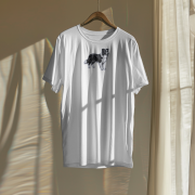 Border Collie Naszywka T-shirt oversize