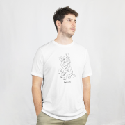 Border Collie Outline T-shirt