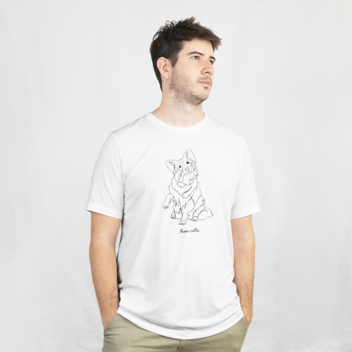 Border Collie Outline T-shirt