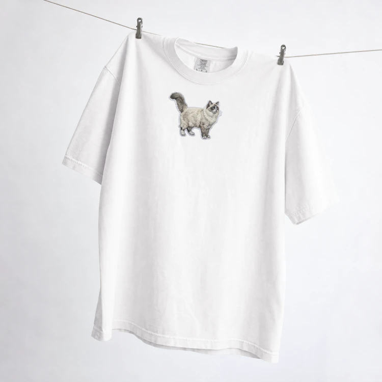 Ragdoll Naszywka T-shirt oversize