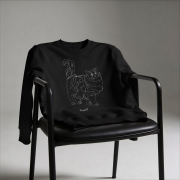 Ragdoll Outline Bluza unisex