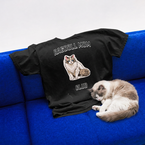 Ragdoll Mom Club T-shirt