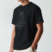 Maine Coon Outline T-shirt