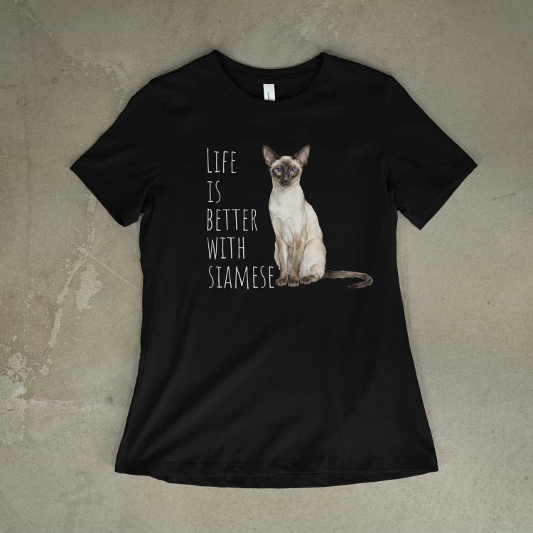 Life Is Better With Syjamski T-shirt