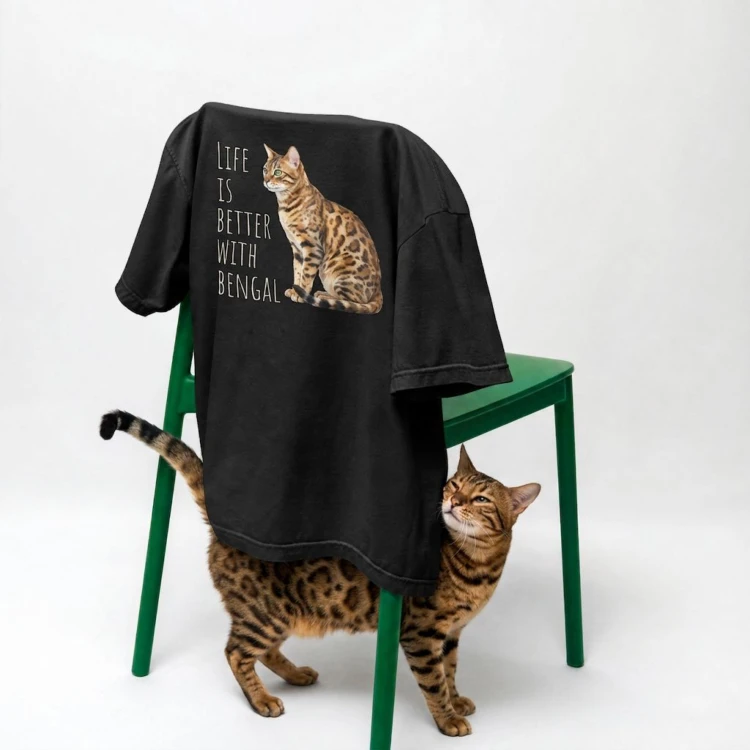 Life Is Better With Bengalski T-shirt