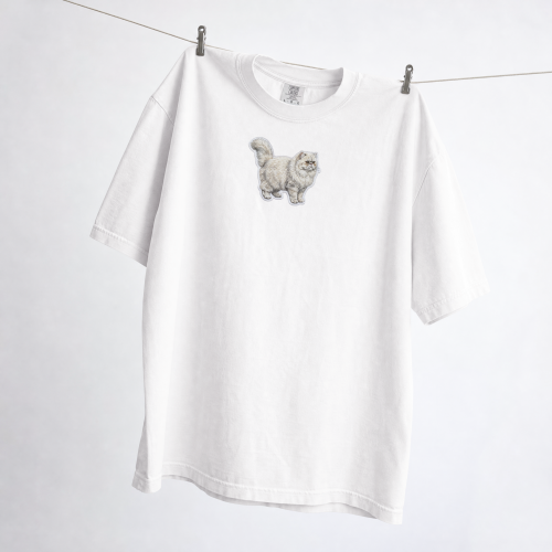 Pers Naszywka T-shirt oversize