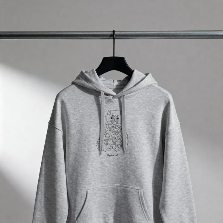 Pers Outline Bluza z kapturem