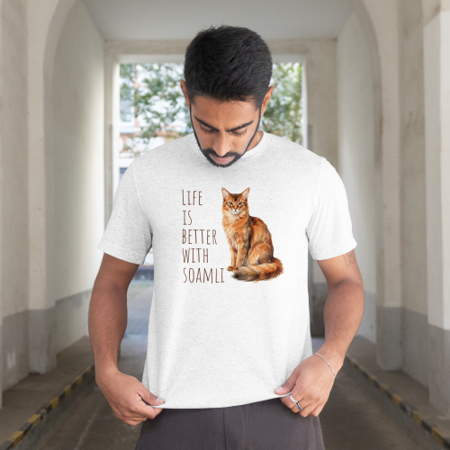 Life Is Better With Kot Somalijski T-shirt