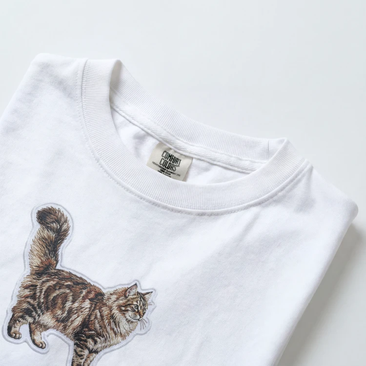 Syberyjski Naszywka T-shirt oversize