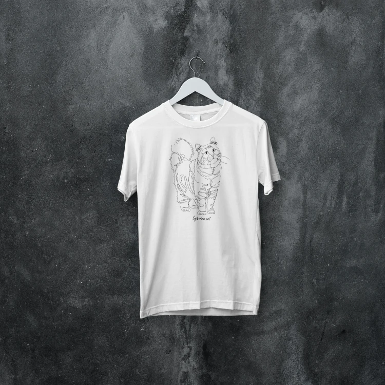 Syberyjski Outline T-shirt