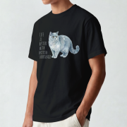 Life Is Better With Brytyjski Krótkowłosy T-shirt