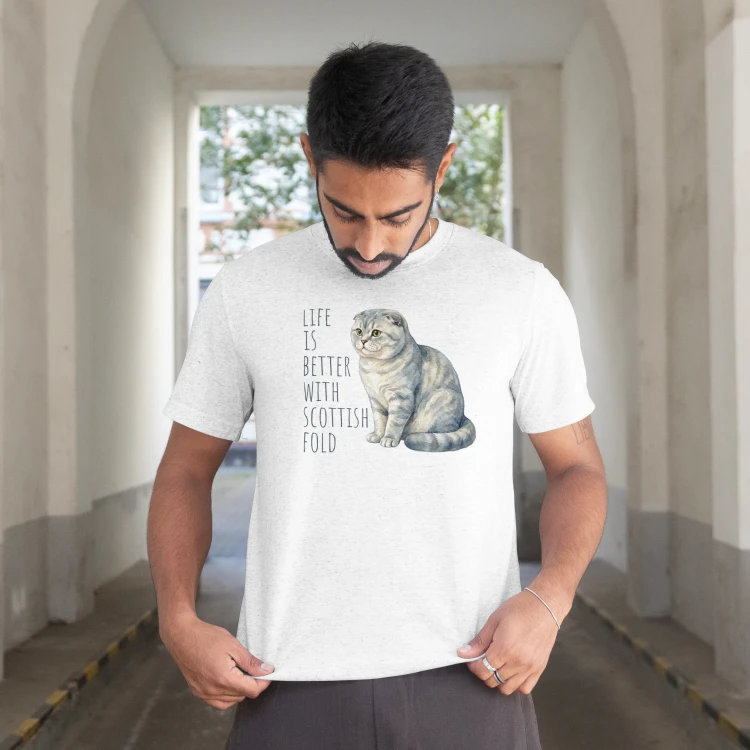 Life Is Better With Szkocki Zwisłouchy T-shirt