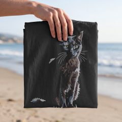 Czarny Kot Shadow T-shirt