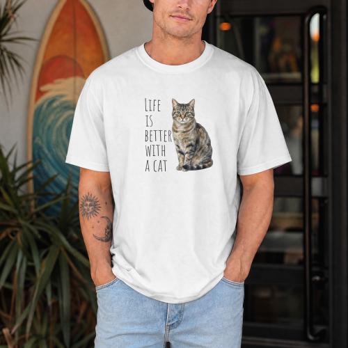 Life Is Better With A Cat T-shirt