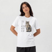 Life Is Better With A Cat T-shirt