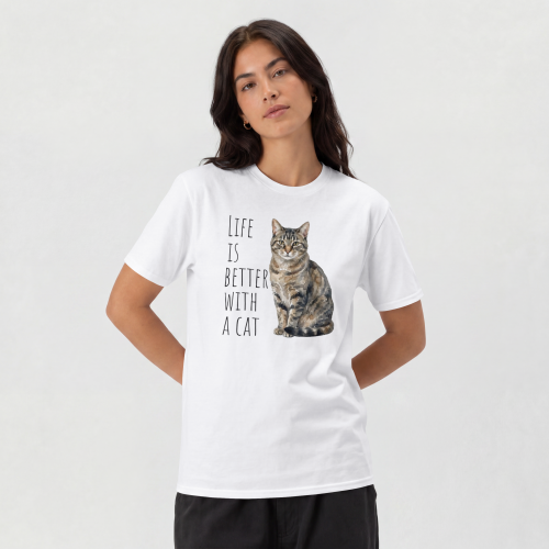 Life Is Better With A Cat T-shirt