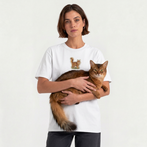 Somalijski Naszywka T-shirt oversize
