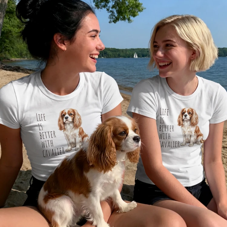 Life Is Better With Cavalier T-shirt