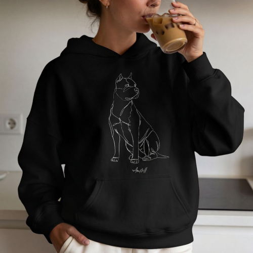 Amstaff Outline Bluza z kapturem