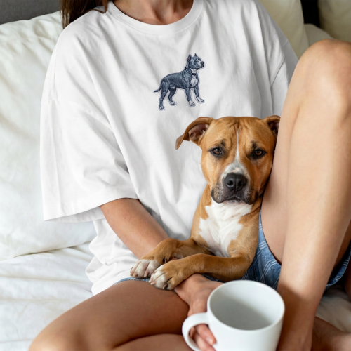 Amstaff Naszywka T-shirt oversize