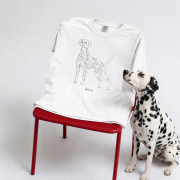 Dalmatyńczyk Outline T-shirt