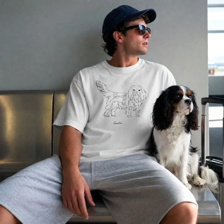 Cavalier Outline T-shirt