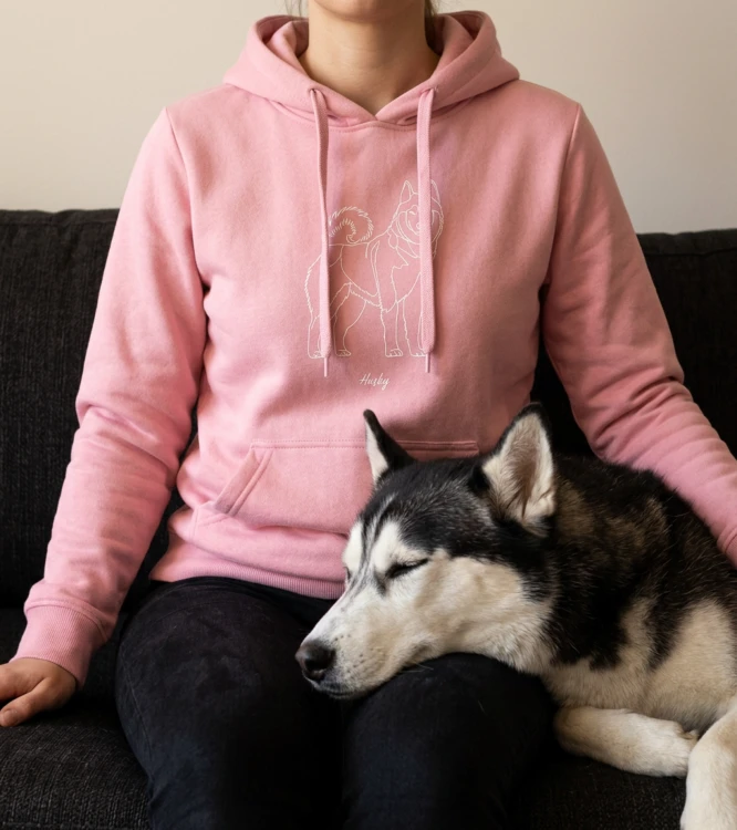 Husky Outline Bluza z kapturem