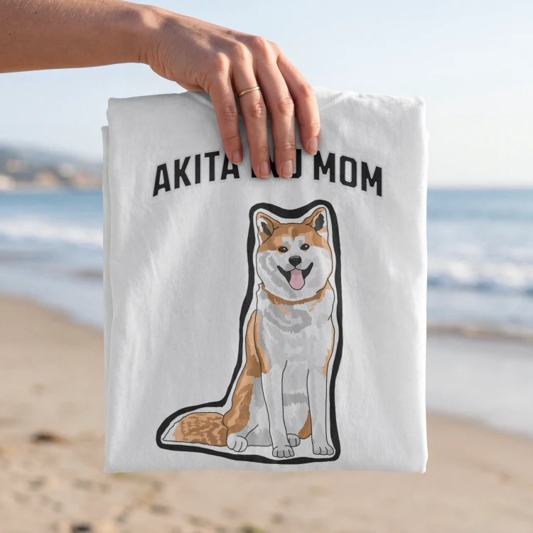 Akita Inu Mom Club T-shirt